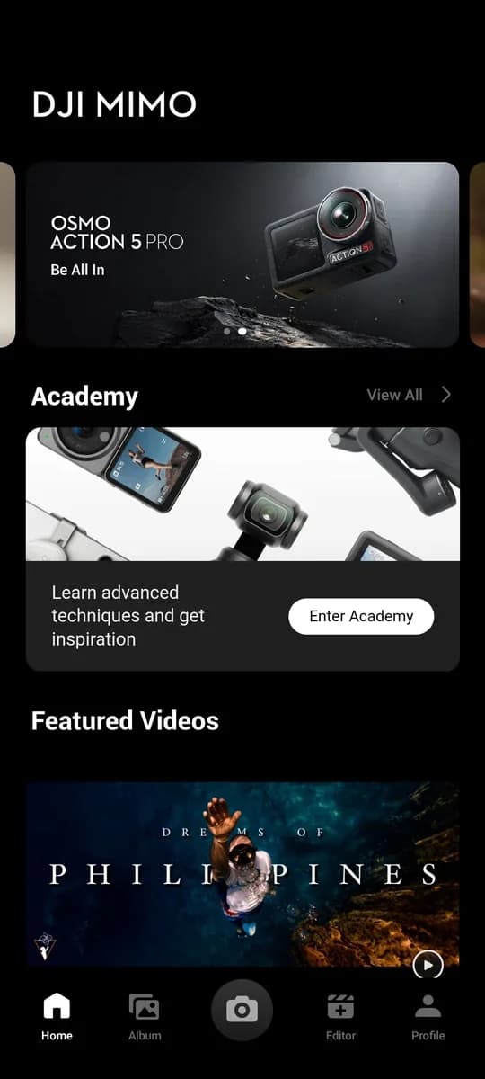 DJI Mimo screenshot 1