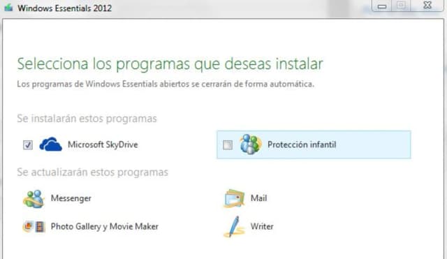 Windows Essentials 2012 screenshot 1
