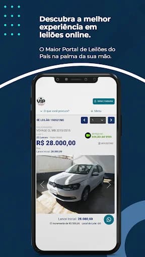 Vip Leilões – Compre e Venda e screenshot 1