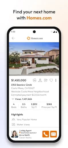 Homes.com Real Estate & Rent screenshot 1
