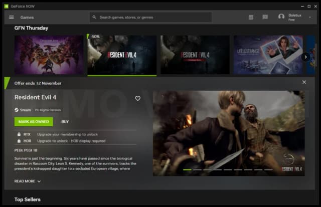 NVIDIA GeForce NOW screenshot 4