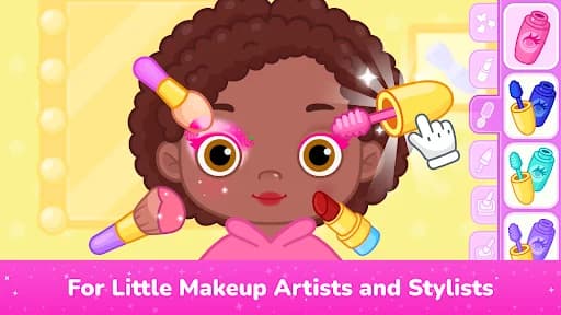Makeup Games For Kids: Salon screenshot 2