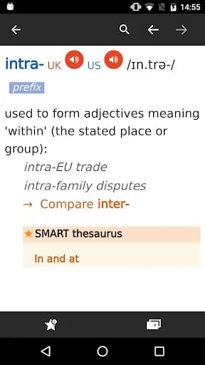 Cambridge English Dictionary screenshot 2
