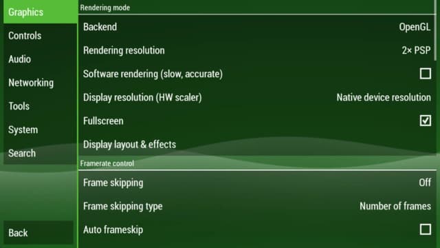 IGAMES PSP screenshot 2