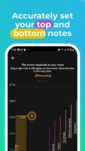 VocalRange Vocaberry screenshot 3