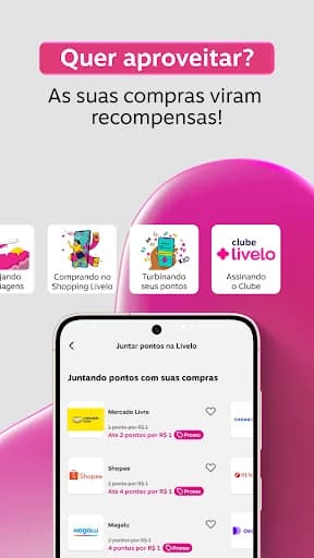 Livelo: juntar e trocar pontos screenshot 3