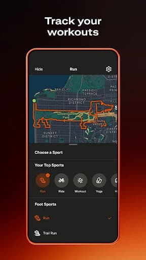 Strava: Run, Bike, Walk screenshot 1