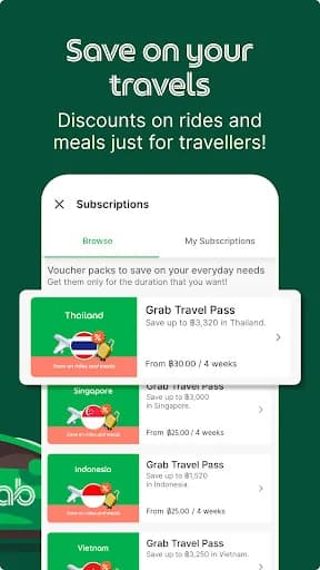 Grab - Taxi & Food Delivery screenshot 4