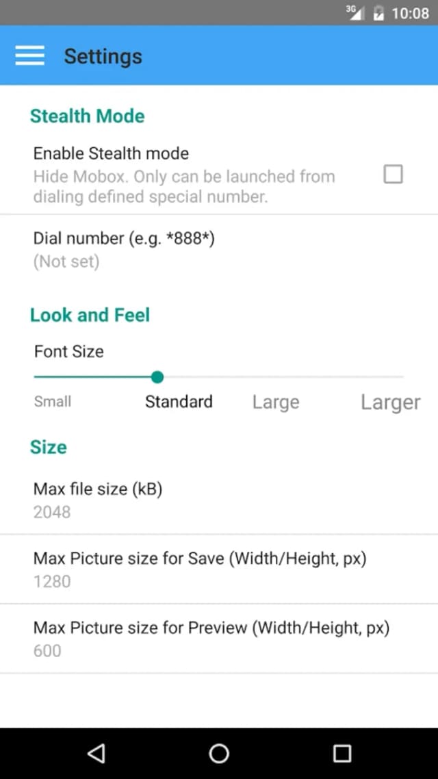 Mobox screenshot 1