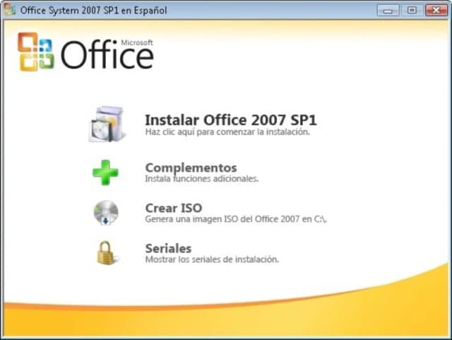 Microsoft Office Suite 2007 SP1 screenshot 1