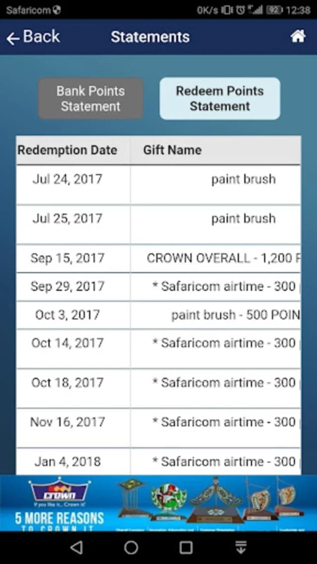Crown Team Kubwa App screenshot 2