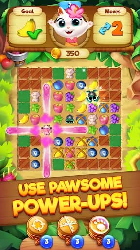 Tropicats: Tropical Match3 screenshot 2