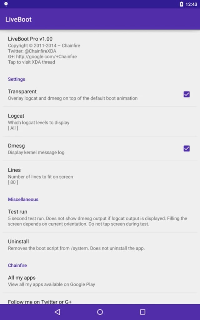 LiveBoot screenshot 2