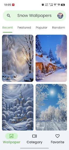 Snow Live Wallpaper  HD Winter screenshot 5