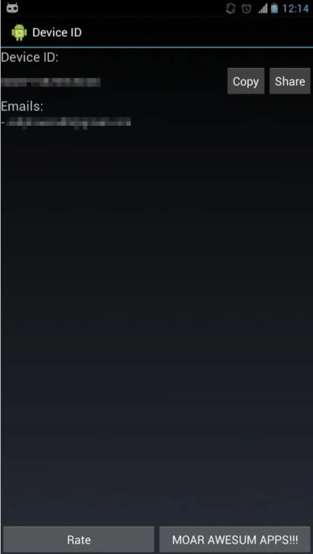 Device ID screenshot 2