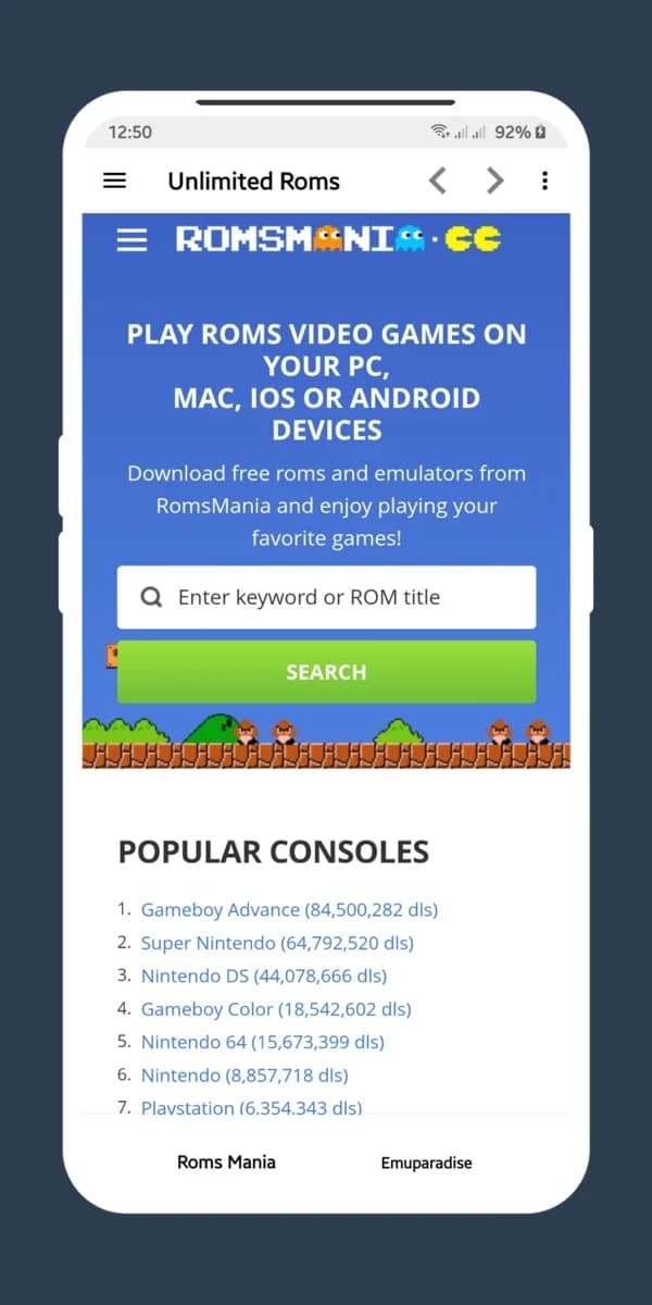 Unlimited Roms screenshot 5
