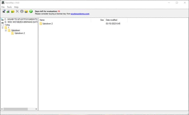 TransMac screenshot 1
