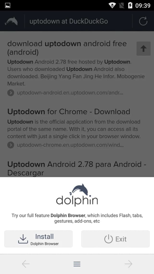 Dolphin Zero Incognito Browser screenshot 1