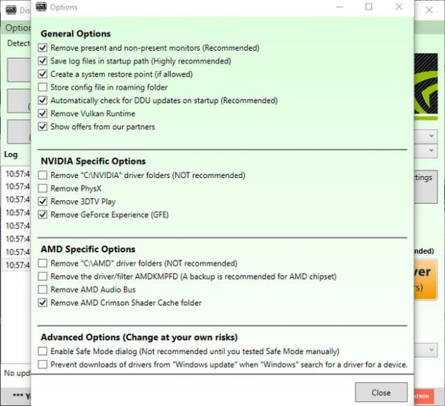 Display Driver Uninstaller (DDU) screenshot 3
