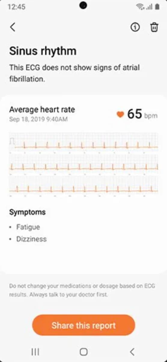 Samsung Health Monitor screenshot 2