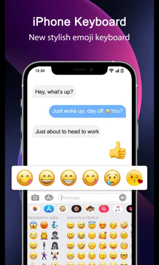 iPhone Keyboard - iOS 18 screenshot 3
