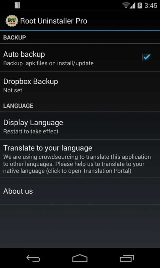 Root Uninstaller screenshot 2