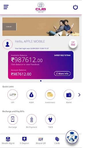 CUB All in one Mobile App screenshot 3
