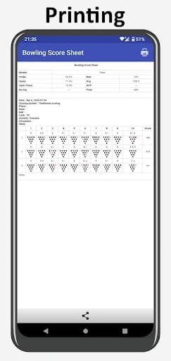 My Bowling Scoreboard screenshot 5