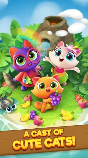 Tropicats: Tropical Match3 screenshot 5