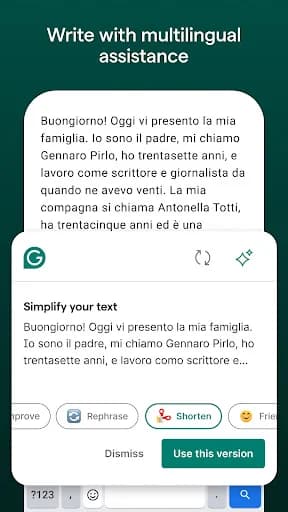 Grammarly-AI Writing Assistant screenshot 5