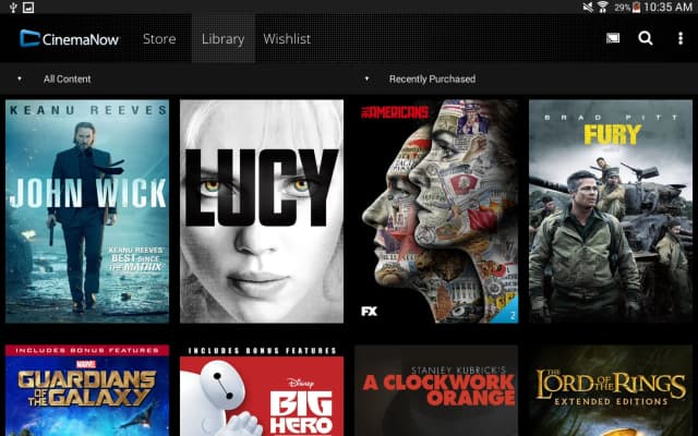 CinemaNow screenshot 6