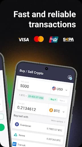 Crypto exchange: USDT, Bitcoin screenshot 2