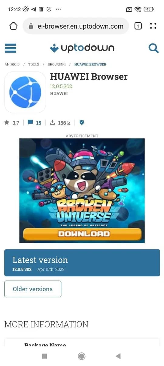 HUAWEI Browser screenshot 3