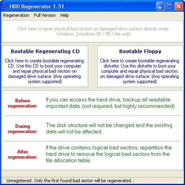 HDD Regenerator screenshot 6