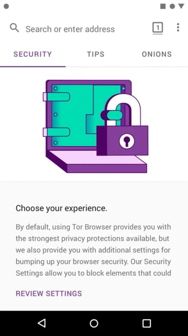 Tor Browser Alpha screenshot 4