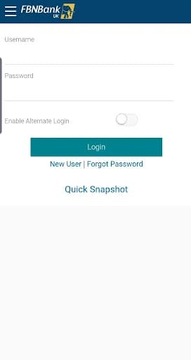 FirstBank UK screenshot 1