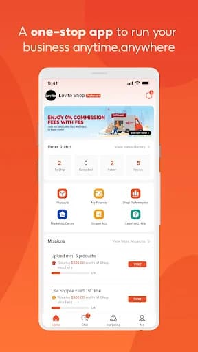 Shopee Seller Center screenshot 1