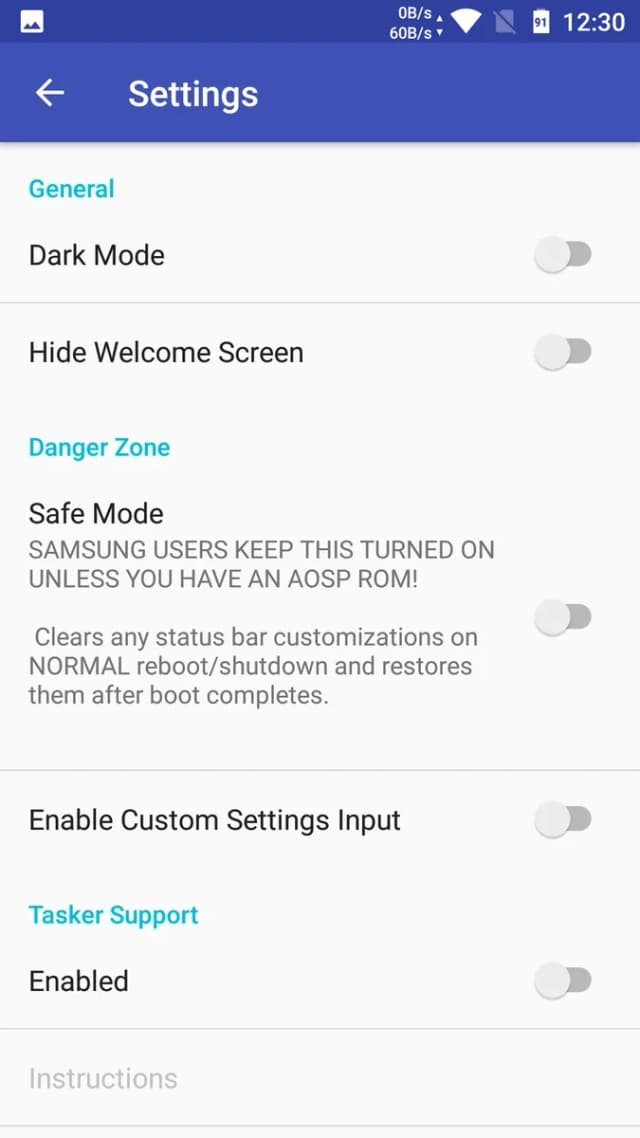 SystemUI Tuner screenshot 6