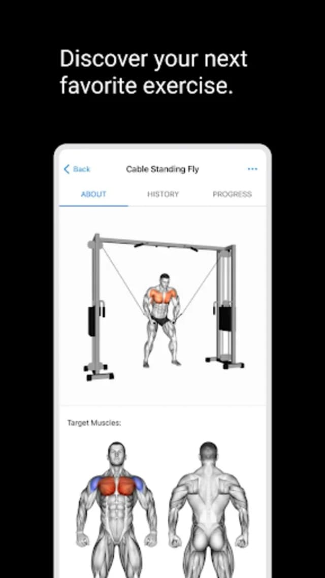 LYFTA: Gym Workout Tracker Log screenshot 2