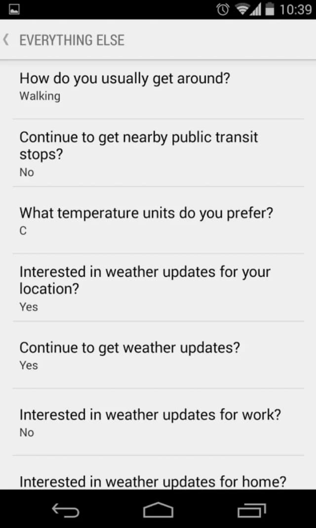 Google Now Launcher screenshot 1