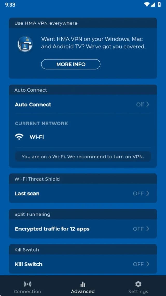 HMA! Pro VPN screenshot 5