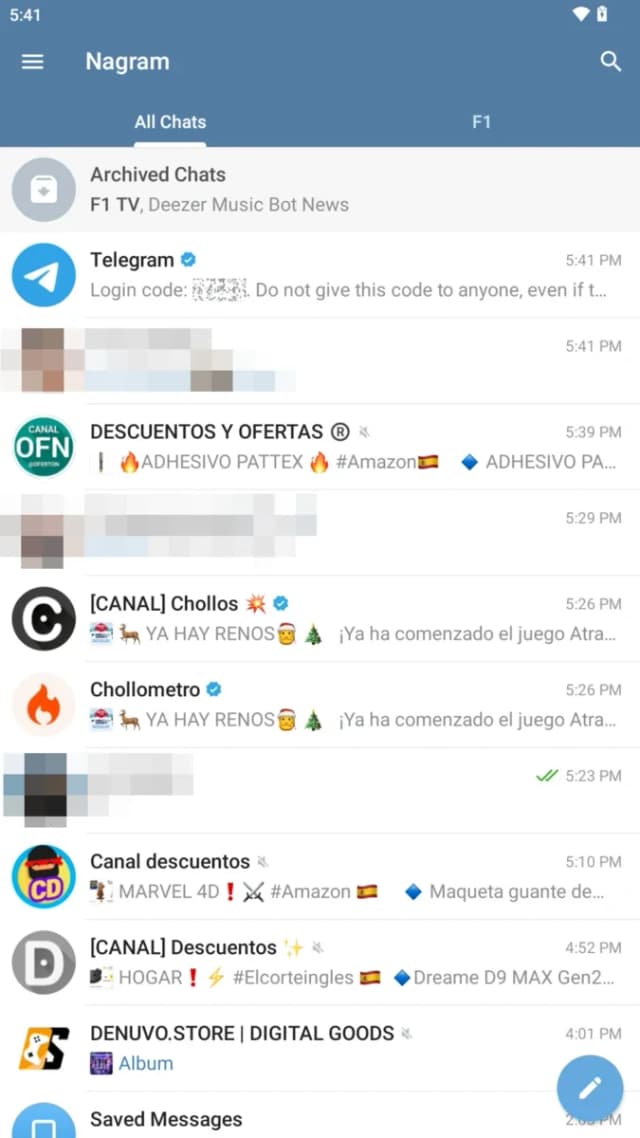 Nagram screenshot 2