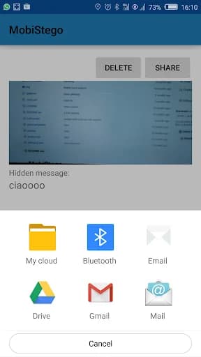 MobiStego screenshot 5