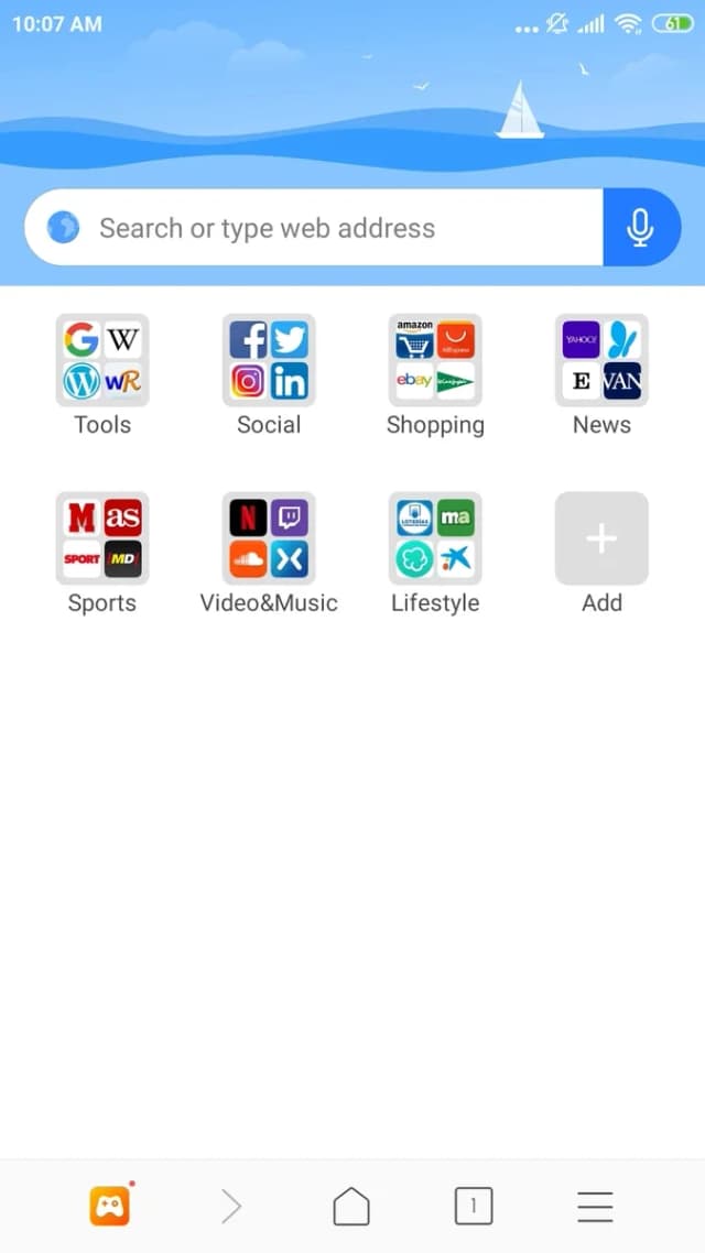 Captura 2 de Mi Browser