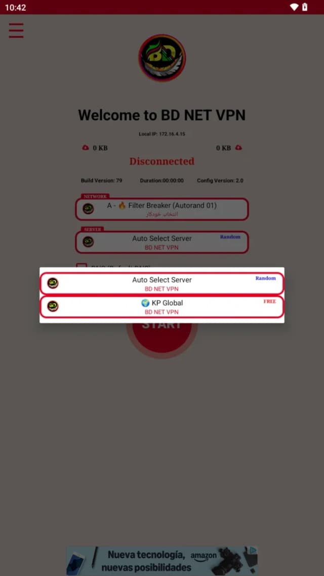 BD NET VPN screenshot 5