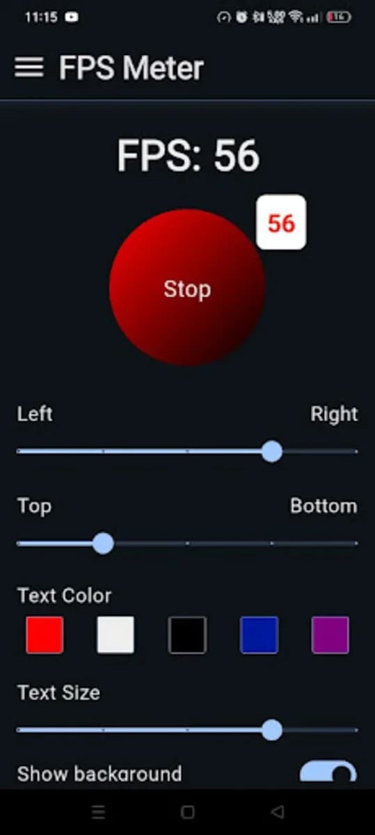 FPS Meter screenshot 2