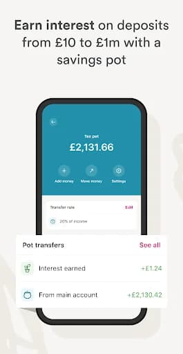Mettle business bank account screenshot 3