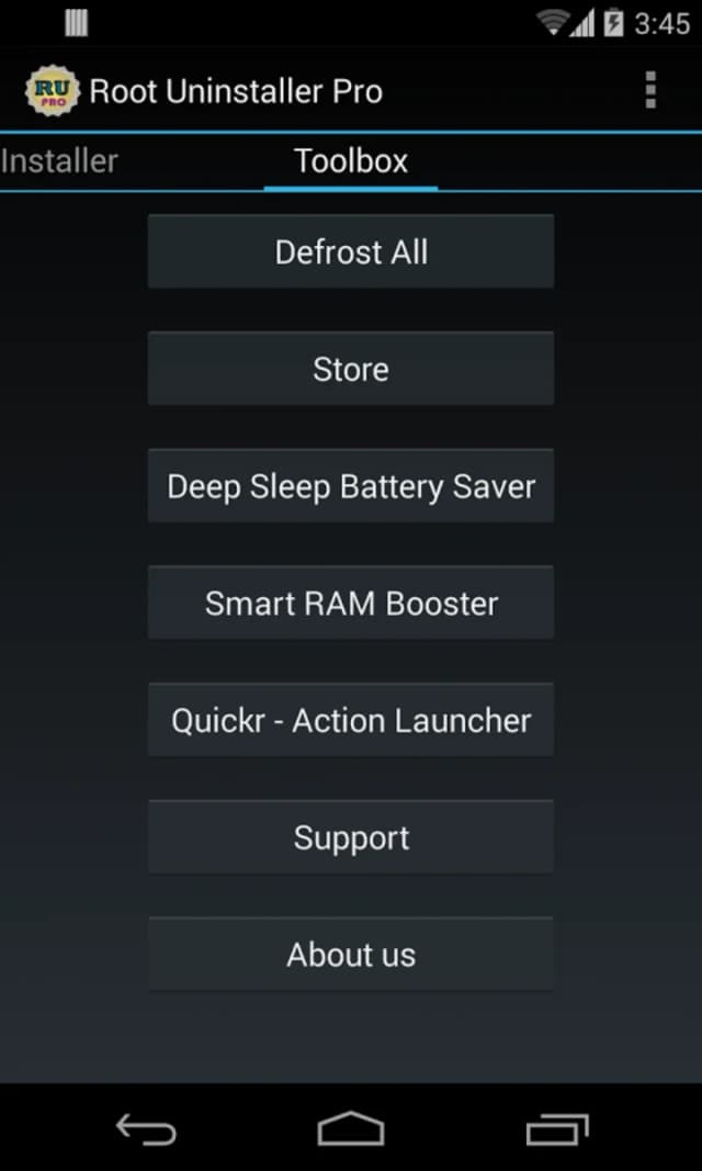 Root Uninstaller screenshot 1