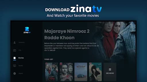 Zina TV screenshot 1