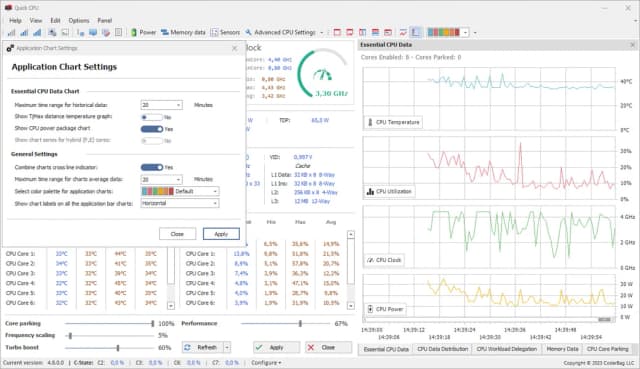 Quick CPU screenshot 2